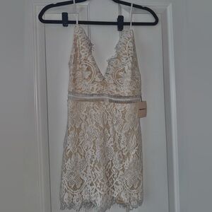 Revolve White Lace, Small, Never Worn